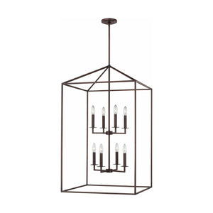 Generation Lighting - Perryton Extra Large 8-Light Pendant (with Bulbs) - Lights Canada