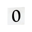 Maxim Lighting - 4" Square Tile Number 0 (Serif) - Lights Canada