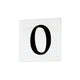 Maxim Lighting - 4" Square Tile Number 0 (Serif) - Lights Canada