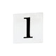Maxim Lighting - 4" Square Tile Number 1 (Serif) - Lights Canada
