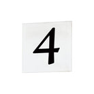 Maxim Lighting - 4" Square Tile Number 4 (Serif) - Lights Canada
