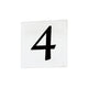 Maxim Lighting - 4" Square Tile Number 4 (Serif) - Lights Canada