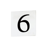4" Square Tile Number 6/9 (Serif)