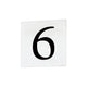 Maxim Lighting - 4" Square Tile Number 6/9 (Serif) - Lights Canada