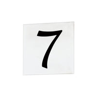 4" Square Tile Number 7 (Serif)