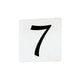 Maxim Lighting - 4" Square Tile Number 7 (Serif) - Lights Canada