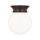 Generation Lighting - Tomkin 1-Light Flush Mount (with Bulbs) - Lights Canada
