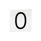 Maxim Lighting - 4" Square Tile Number 0 (Sans Serif) - Lights Canada