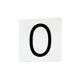 Maxim Lighting - 4" Square Tile Number 0 (Sans Serif) - Lights Canada