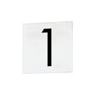 Maxim Lighting - 4" Square Tile Number 1 (Sans Serif) - Lights Canada