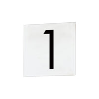 4" Square Tile Number 1 (Sans Serif)