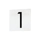 Maxim Lighting - 4" Square Tile Number 1 (Sans Serif) - Lights Canada