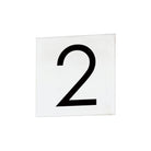 Maxim Lighting - 4" Square Tile Number 2 (Sans Serif) - Lights Canada
