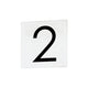 Maxim Lighting - 4" Square Tile Number 2 (Sans Serif) - Lights Canada