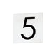 Maxim Lighting - 4" Square Tile Number 5 (Sans Serif) - Lights Canada