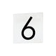 Maxim Lighting - 4" Square Tile Number 6/9 (Sans Serif) - Lights Canada