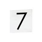 Maxim Lighting - 4" Square Tile Number 7 (Sans Serif) - Lights Canada