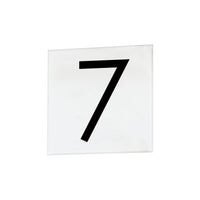 4" Square Tile Number 7 (Sans Serif)