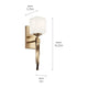 Kichler - Marette 5" 1-Light Sconce - Lights Canada