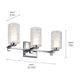 Kichler - Kichler Giarosa Vanity 3 Light - Lights Canada