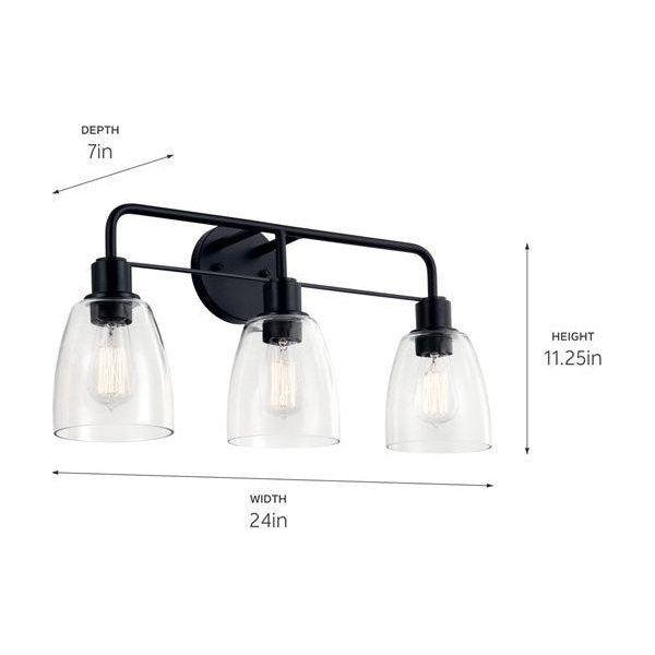 Kichler - Kichler Meller Vanity 3 Light - Lights Canada