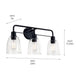 Kichler - Kichler Meller Vanity 3 Light - Lights Canada