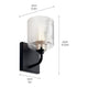 Kichler - Kichler Harvan Wall Sconce 1 Light - Lights Canada