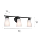 Kichler - Kichler Stamos Vanity 3 Light - Lights Canada