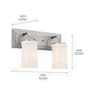 Kichler - Kichler Vetivene Vanity 2 Light - Lights Canada