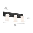 Kichler - Kichler Vetivene Vanity 3 Light - Lights Canada
