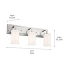 Kichler - Kichler Vetivene Vanity 3 Light - Lights Canada