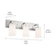 Kichler - Kichler Vetivene Vanity 3 Light - Lights Canada