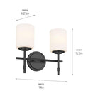 Kichler - Ali 2-Light Vanity Light - Lights Canada