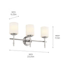 Kichler - Ali 3-Light Vanity Light - Lights Canada