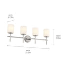 Kichler - Ali 4-Light Vanity Light - Lights Canada
