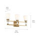 Kichler - Rosalind 3-Light Vanity Light - Lights Canada