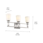 Kichler - Rosalind 3-Light Vanity Light - Lights Canada