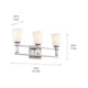 Kichler - Rosalind 3-Light Vanity Light - Lights Canada