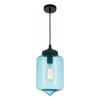 Glass 1-Light Down Mini Pendant