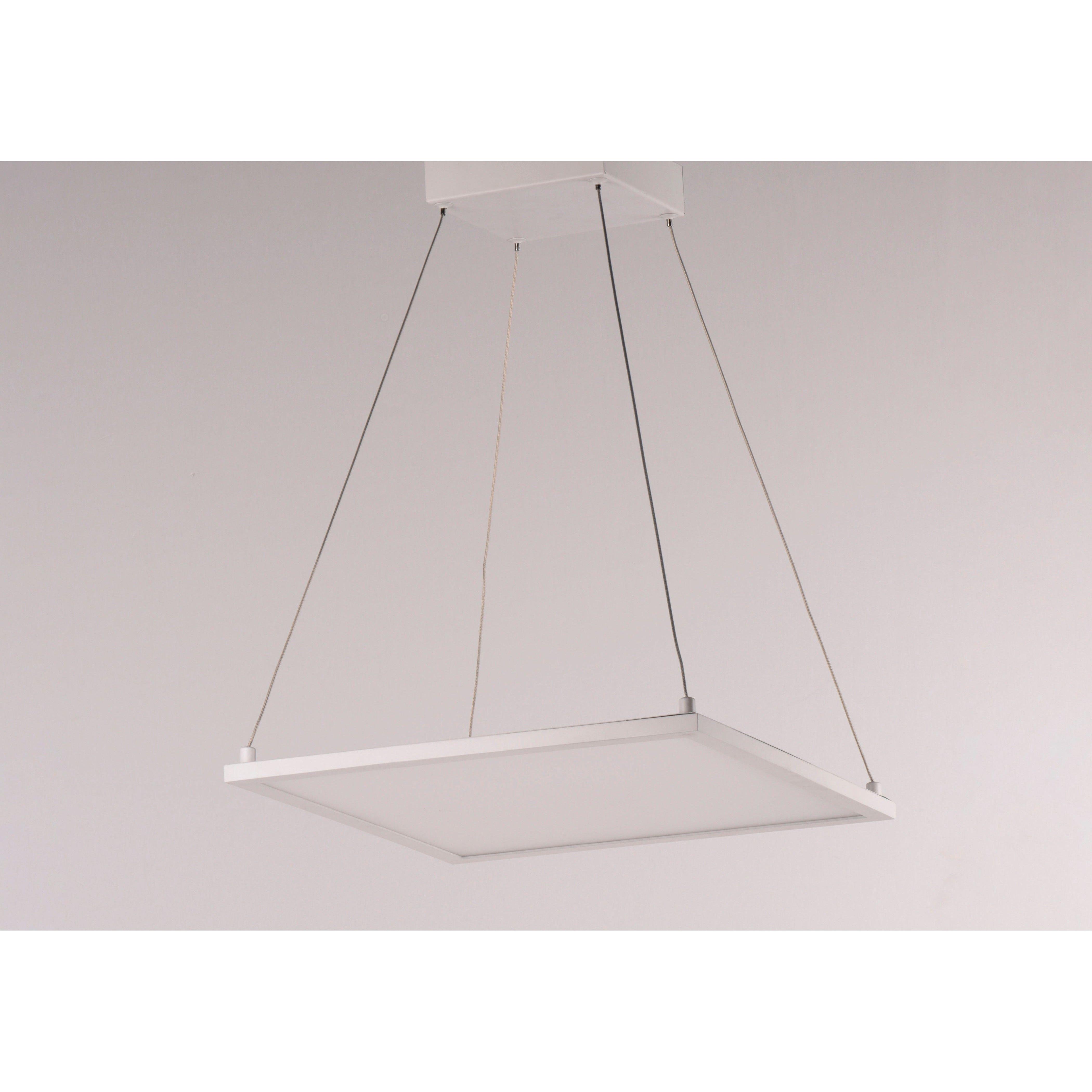 Wafer 15" Square LED Pendant 3000K