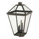 Z-Lite - Talbot 4-Light Outdoor Post Light - Lights Canada