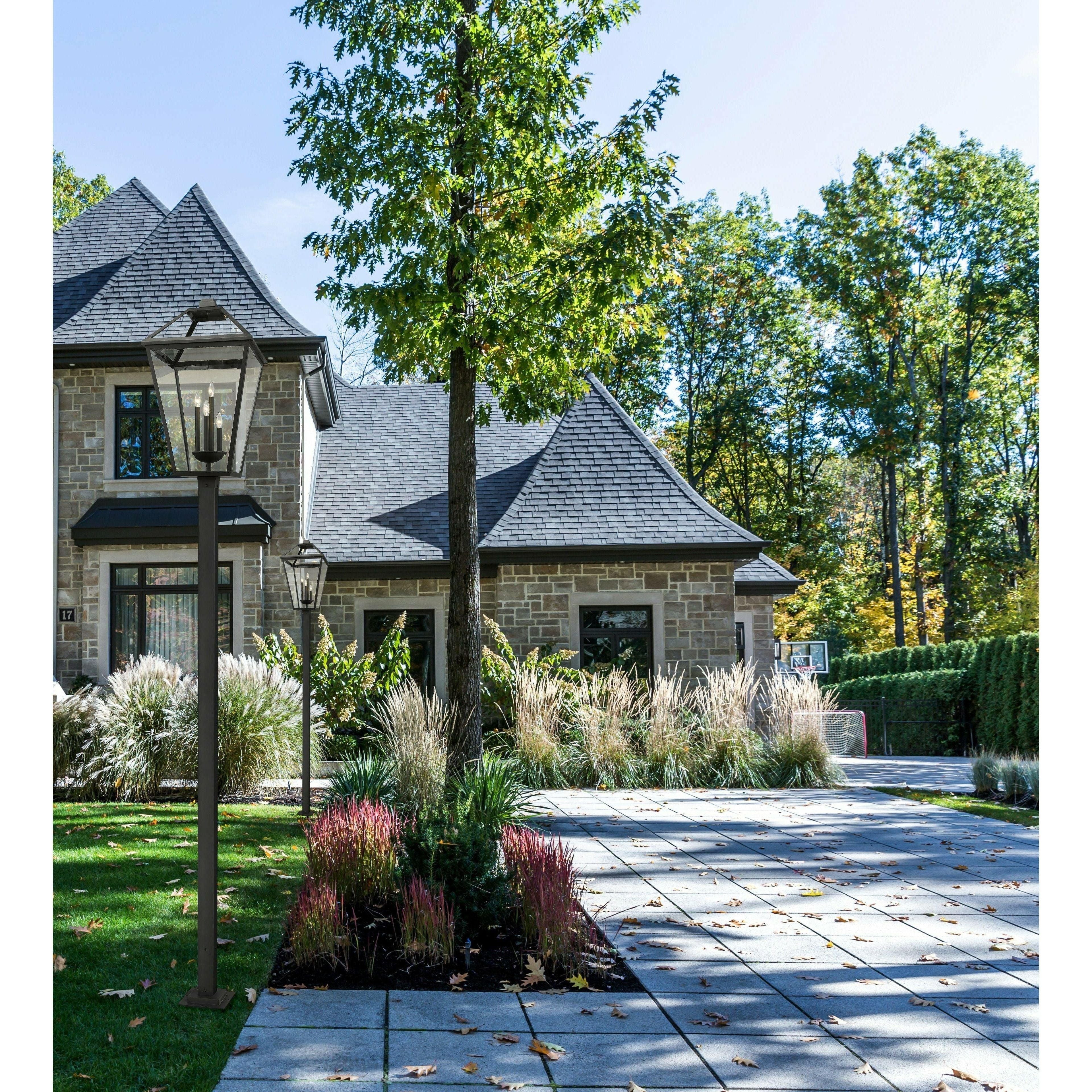 Z-Lite - Talbot 4-Light Outdoor Post Light - Lights Canada