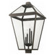 Z-Lite - Talbot 4-Light Outdoor Post Light - Lights Canada