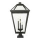 Z-Lite - Talbot 4-Light Outdoor Pier Mount - Lights Canada