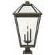 Z-Lite - Talbot 4-Light Outdoor Pier Mount - Lights Canada
