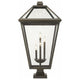 Z-Lite - Talbot 4-Light Outdoor Pier Mount - Lights Canada
