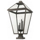 Z-Lite - Talbot 4-Light Outdoor Pier Mount - Lights Canada