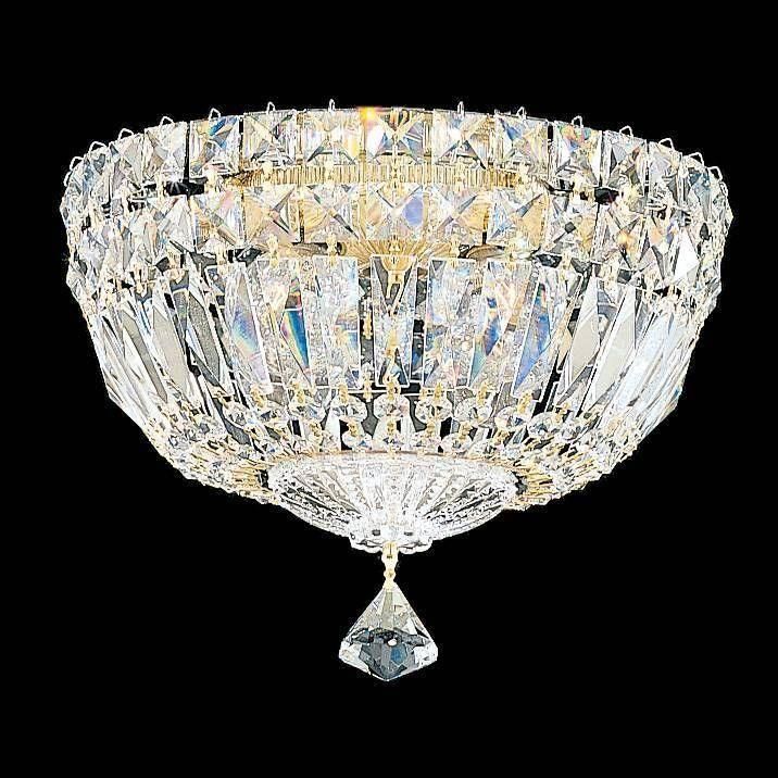 Schonbek - Petit Crystal Deluxe Semi Flush Mount - Lights Canada