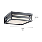 Kichler - Ryler Outdoor Ceiling Light - Lights Canada