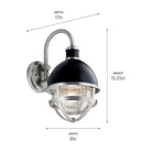 Kichler - Kichler Tollis Small Outdoor Wall Light - Lights Canada